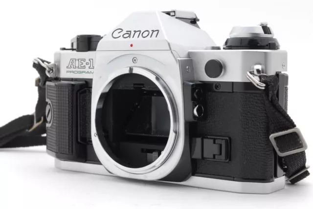 [Near MINT] Canon AE-1 AE1 Program SLR 35mm Film Camera Silver Body JAPAN