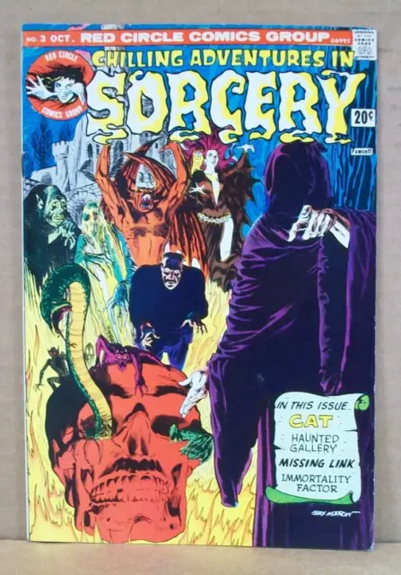 Chilling Adventures In Sorcery #3 (Red Circle Comics, October 1973) VF/NM