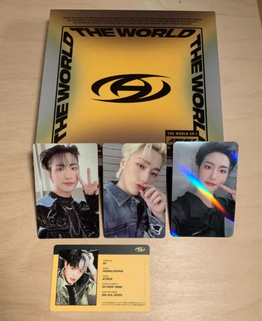 ATEEZ THE WORLD EP.2: MOVEMENT complete Diary Album with PCs, Seonghwa POB