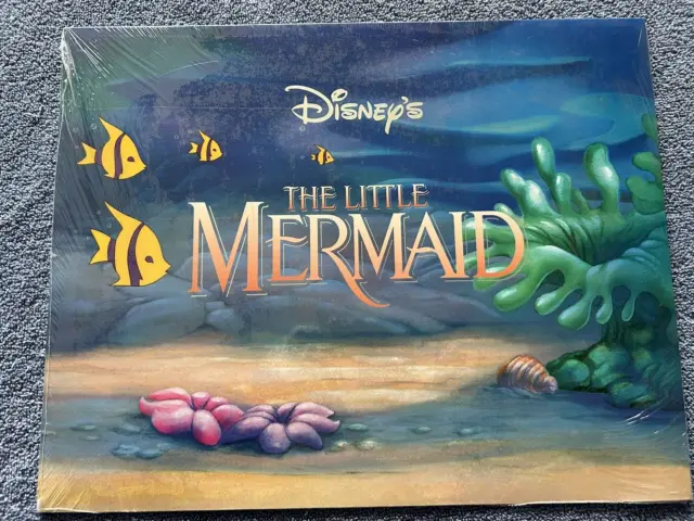 Disney's The Little Mermaid Comemorative Lithograph Set Of 4  14 X 11 Inches New