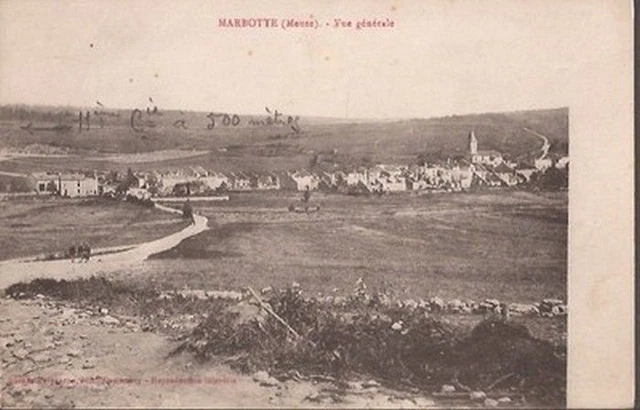 Cpa 55 Marbotte. Vue Generale..ecrite En .1928 Tbe )