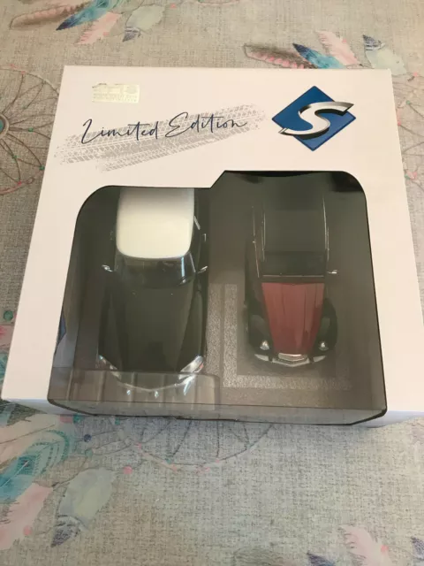 Voiture miniature Coffret Duo Citroën 2 CV Charleston DS D Spécial Solido 1/18