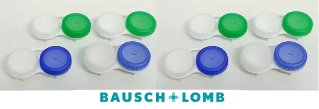 X8 BAUSCH + LOMB Contact Lens Storage Soaking Cases
