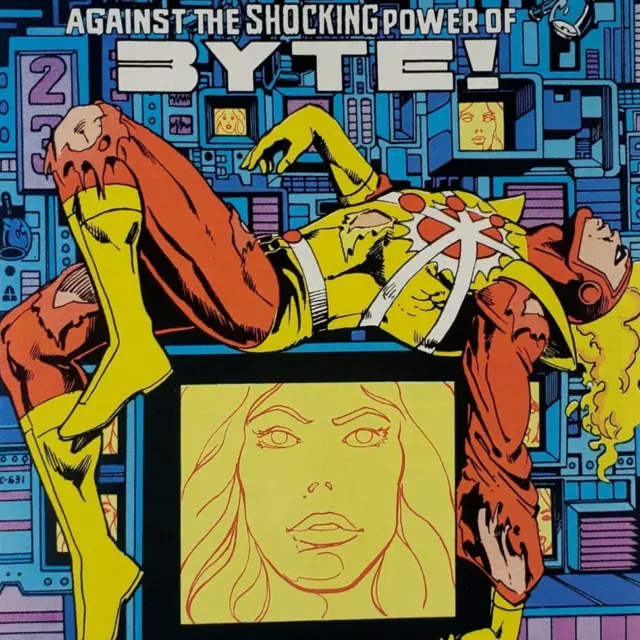 Fury Firestorm Nuclear Man #23 Power Byte 1984 Comic Book Original DC Vtg V114