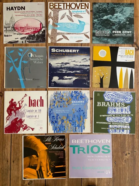 KLASSIK CLASSIC 11x  LP Schallplatten Sammlung Vinyl Collection