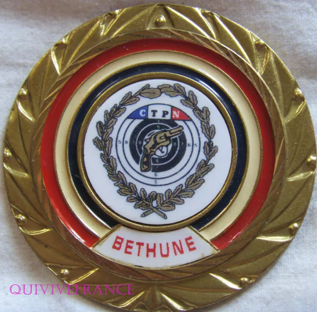 MED8746 - Médaille CENTRE DE TIR DE LA POLICE NATIONALE DE BETHUNE