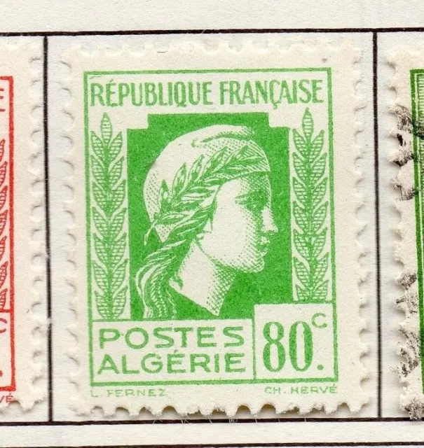 Algeria 1944 Early Issue Fine Mint Hinged 80c. 170605
