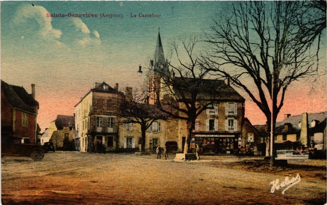 CPA Ste-GENEVIEVE - Le Carrefour (290100)