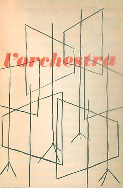 L'orchestra Aa.vv. G. Barbera Editore 1954  Brossura