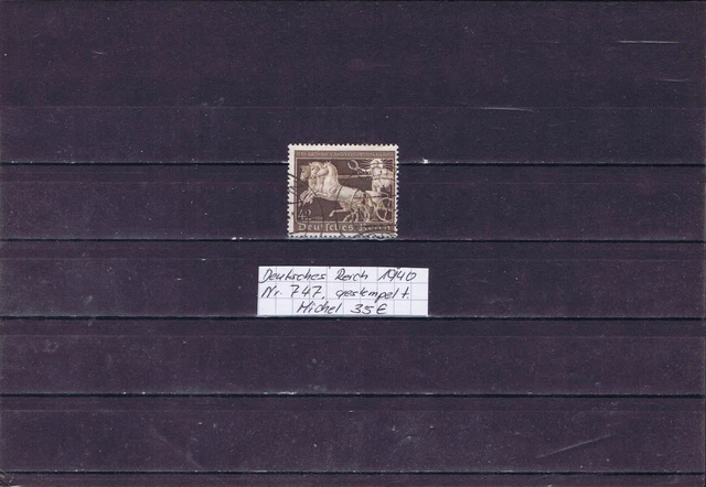DR 1940 Mi.Nr. 747, gestempelt, Mi.35€