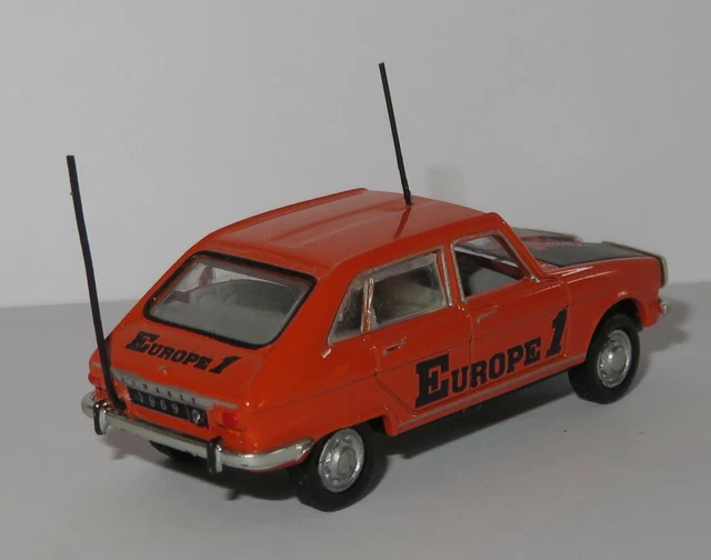 UNIVERSAL HOBBIES UH idem NOREV METAL HO 1/87 RENAULT 16 R16 TL 1969 EUROPE 1 2