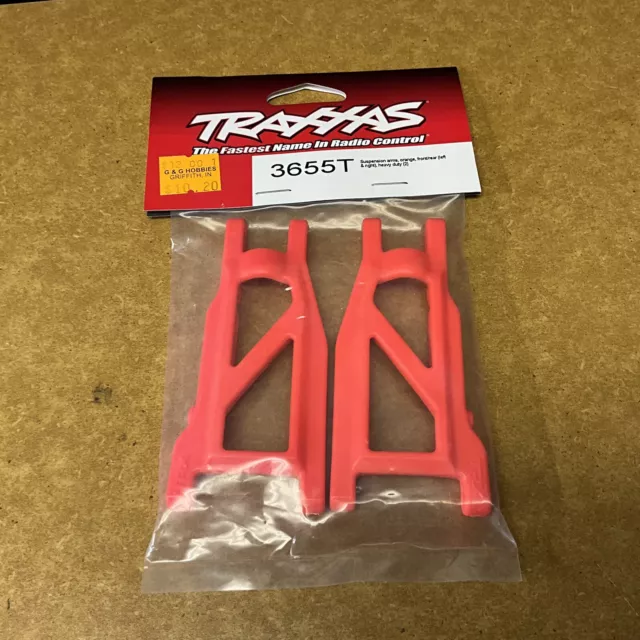 Traxxas #3655T Suspension Arms (Orange)