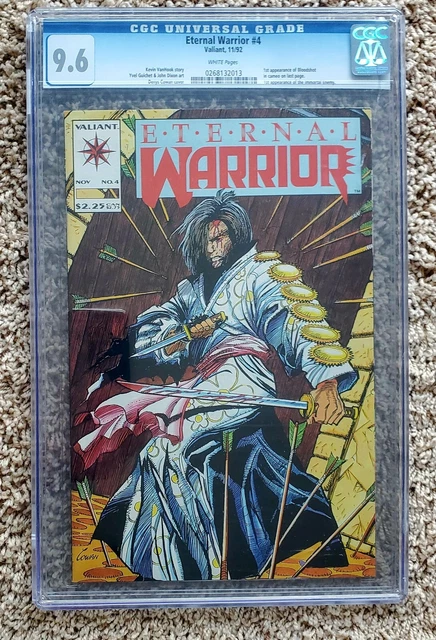 Eternal Warrior #4  CGC 9.6  1st cameo of Bloodshot