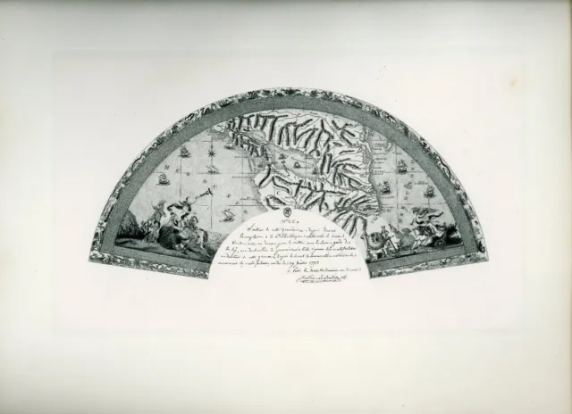 Lithographie : LE PERCEMENT DE L'ISTHME DE PANAMA - Martin La Bastide, 1888