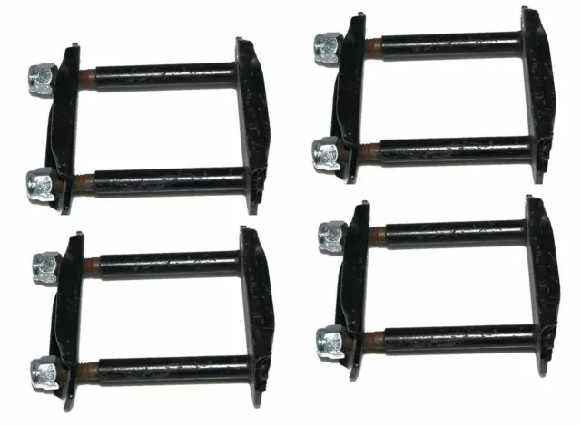 4x Pour Suzuki samurai Gypsy SJ410 SJ413 Avant Et Arrière Leaf Ressort Anse ECS