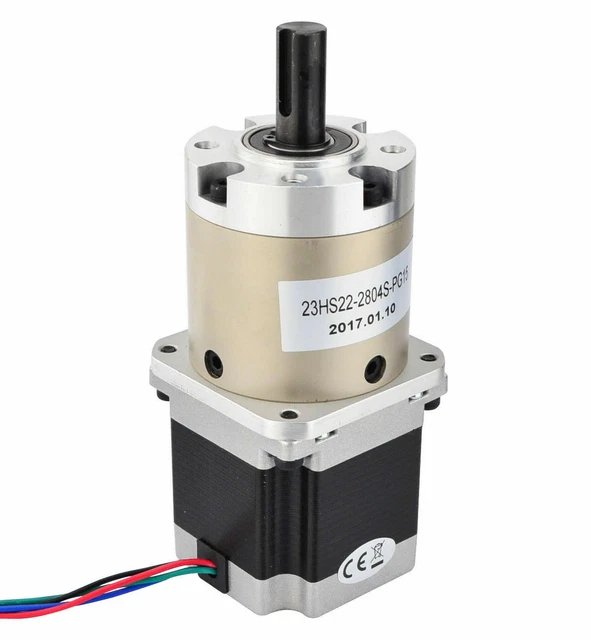 STEPPERONLINE Nema 23 Schrittmotor 76mm Mit 20:1 Planetengetriebe - 50arcmin