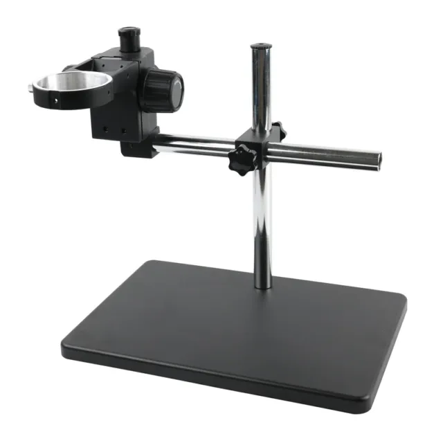 Industrial Binocular Trinocular Microscope Camera Stand 76mm 360 Rotating Stand