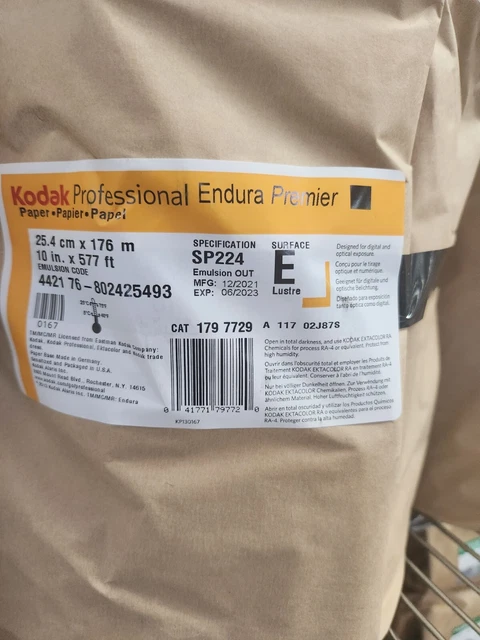10 Rolls Kodak Professional Endura Premier Photo Paper