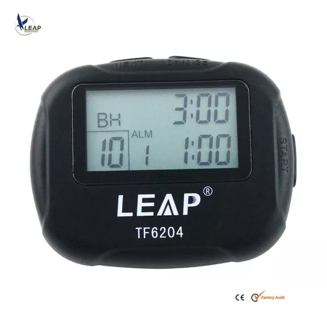 Portable Tabata Fitness Training Boxing Yoga LCD Display Interval Timer C6204