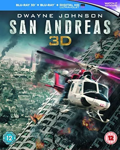 San Andreas [Blu-ray 3D] [2015] [Region Free] - DVD  5QVG The Cheap Fast Free