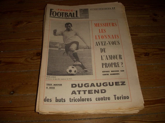 Miroir Football N°113 1968 – Horlaville OGC Nice SCO Angers Lyon OM ASSE Pokou
