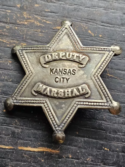 Obsolete KANSAS CITY Deputy US Marshal Badge