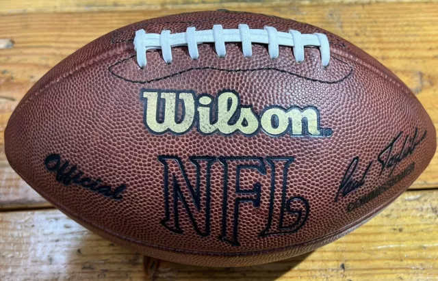 Wilson Official NFL Leather Football. Completely Restored. Game Prepped.