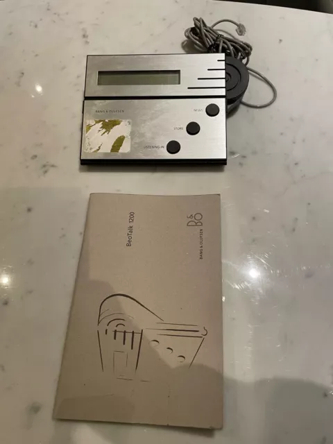 Bang and Olufsen BeoTalk 1200 Beo Talk 1200 Answering Machine in Silver.