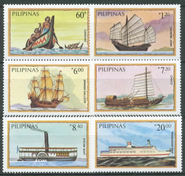 Philippinen 1984 Schiffe 1629/34 postfrisch