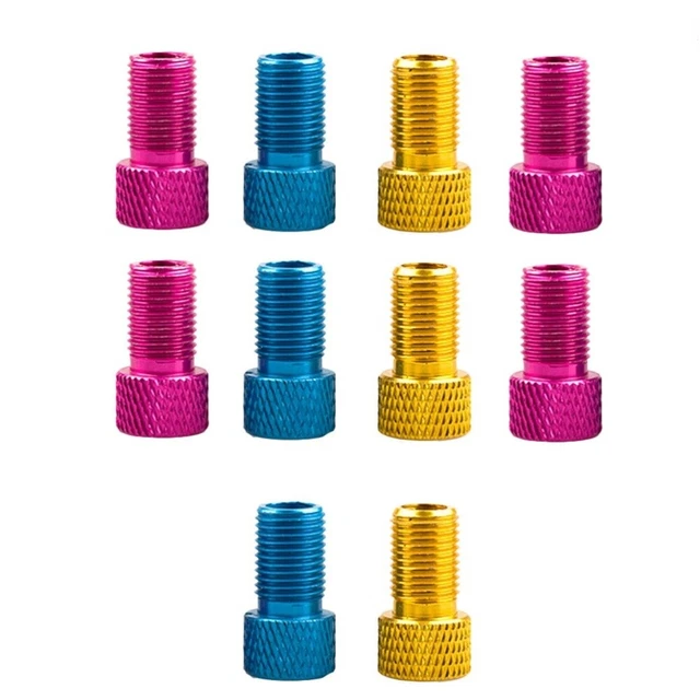 10 PZ CONVERSIONE ugello tubo interno ugello riempimento pneumatici