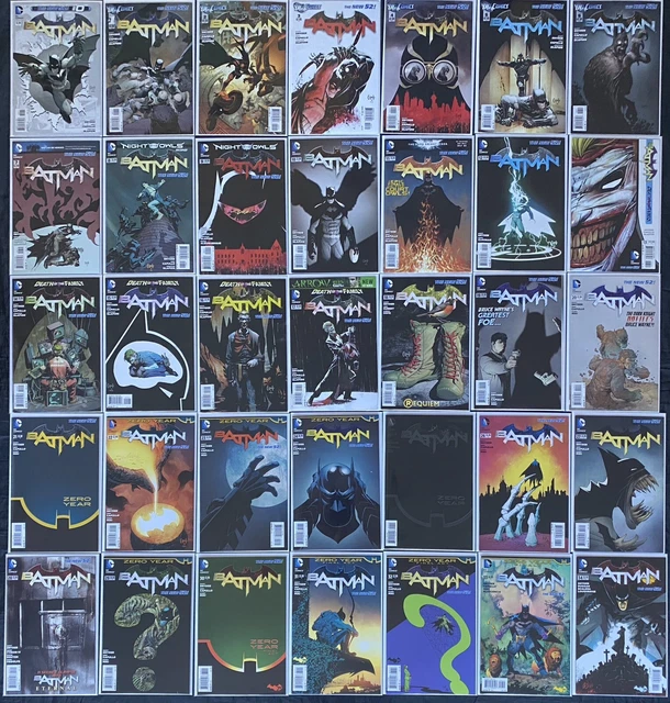 Batman #0,1-52 + Annuals #1-4 (2011) + 23.1-23.4 3D Full Set Run Lot New 52