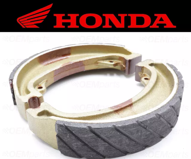 Set of (2) Honda Water Grooved FRONT Brake Shoes #45120-430-000 (See Fit. Chart)