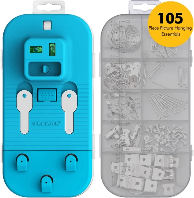 105 PICTURE WALL Hangers Painting Hanging Kit Heavy Photo Frame Hook