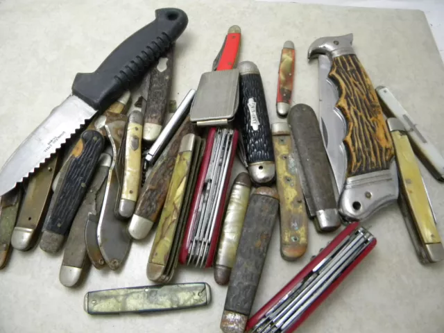 Lot #6 of Miscellaneous Knives, Parts and Pieces