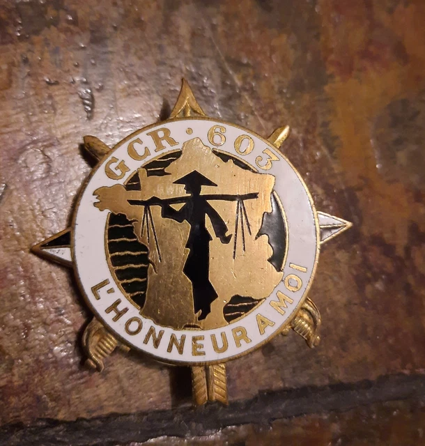 Insigne Indochine VBD Garde Nationale Vietnam – Drago O.M. – Original 1947-1954