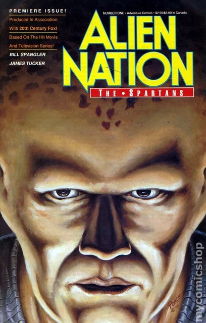 Alien Nation the Spartans 1A $2.50 VG 1990 Stock Image Low Grade