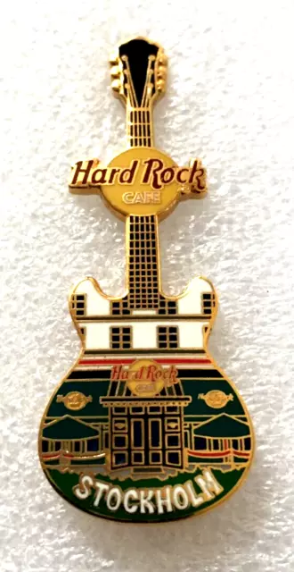 Hard Rock Cafe Stockholm 2005 Facade Guitar Series Pin - Le 300 - #29765