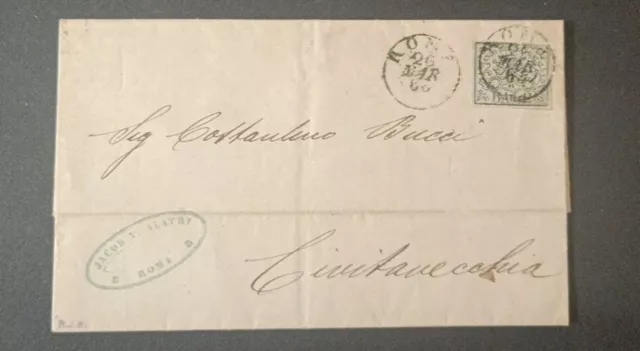 Superbe Lettre avant 1900 Des États De L'église   L24