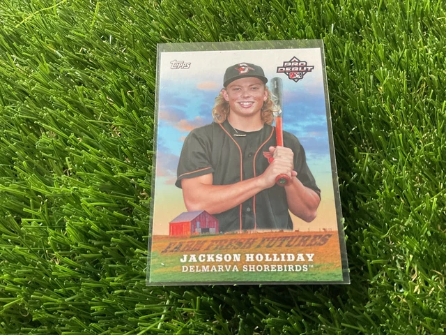 JACKSON HOLLIDAY 2023 Topps Pro Debutto Baseball Farm Fresh Futures#Ff ...