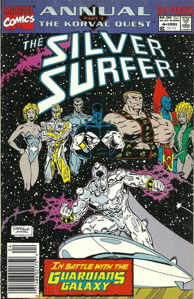 Silver Surfer, The (Vol. 3) Annual #4 (Newsstand) FN; Marvel | Korvac Quest 3 -