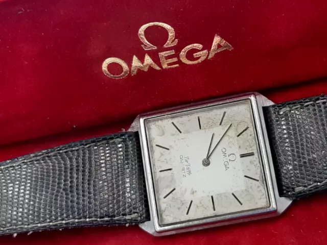 Vintage Omega De-Ville Cal.1365 Quartz Swiss Made Men's Watch Fully Working