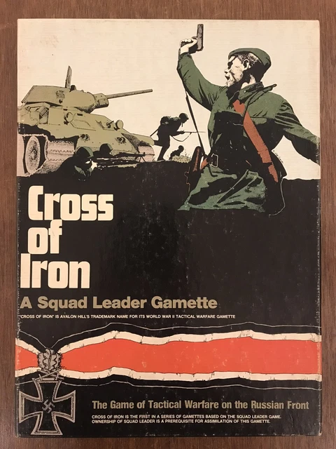 CROSS OF IRON A Squad Leader Gamette WWII German Board Game Avalon Hill NOS  $91.67 - PicClick AU