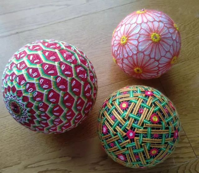 Japanese Traditional Temari Ball Handmade 65375997431 nonh