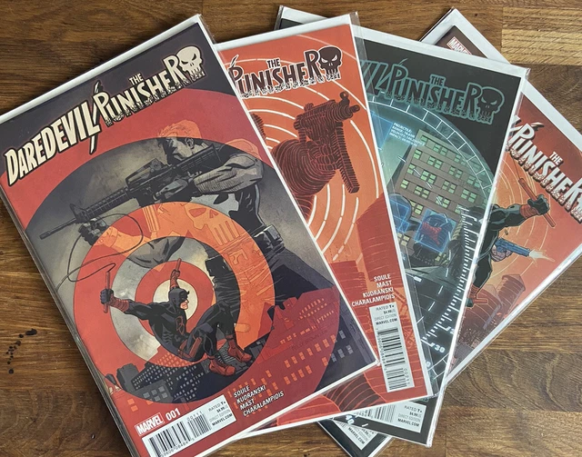 Daredevil The Punisher #1-4 2016 Complete Mini Series  Marvel Comics