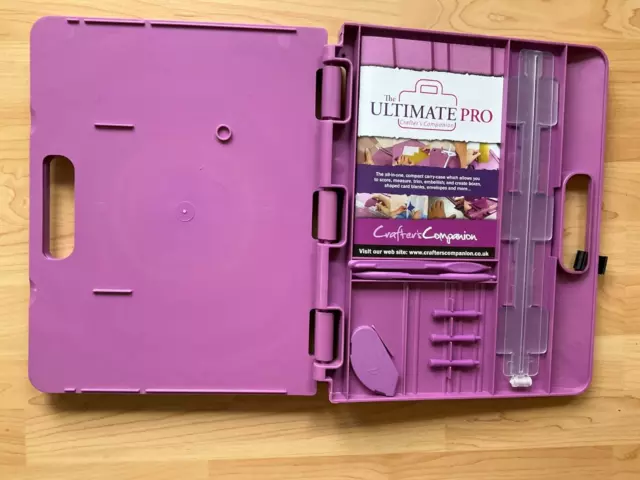 Ultimate Crafters Companion Pro compact carry storage case card envelope Sara D