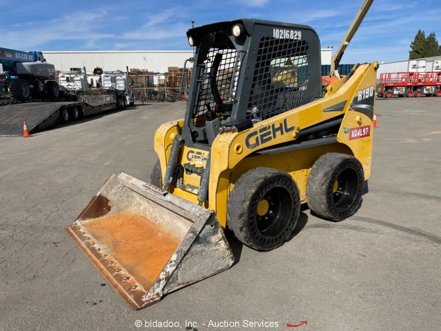 2017 Gehl R190 Skid Steer Wheel Loader Tractor Aux Hyd Bucket Diesel bidadoo
