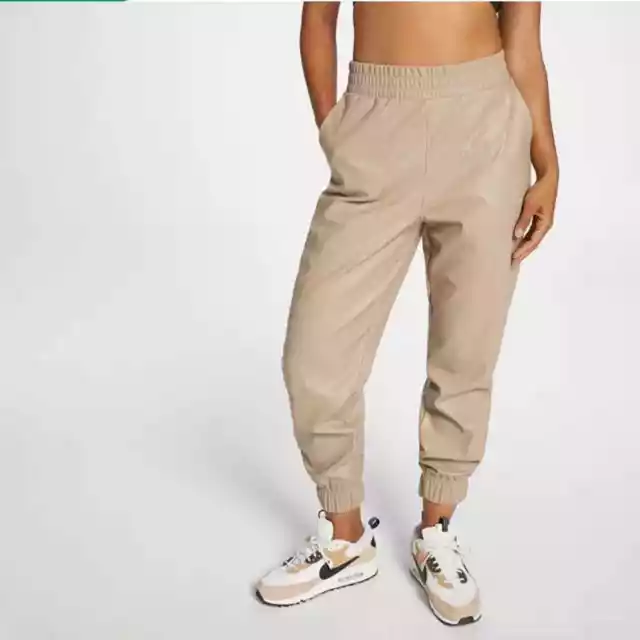 CALIA ATH-LEATHER JOGGER Neutral Beige Pull On High Rise Journey Size M  £24.16 - PicClick UK