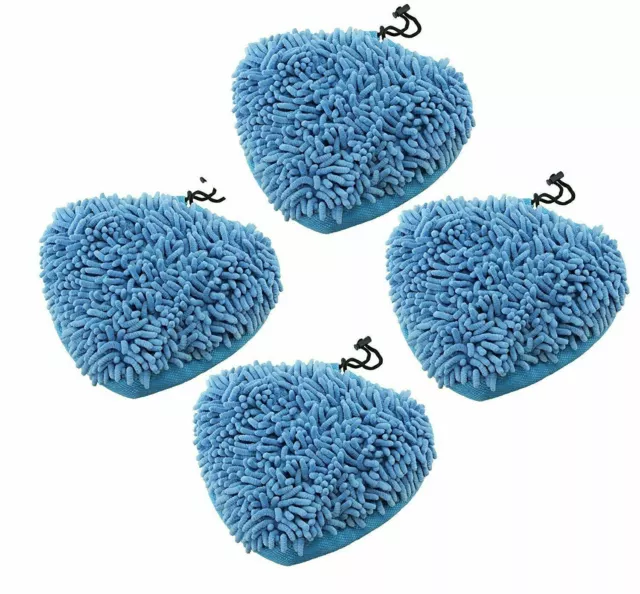 Ex-Pro® 4x Steam Mop Floor Coral Microfibre Cleaning Pads Cover for Vax S3S+ S7