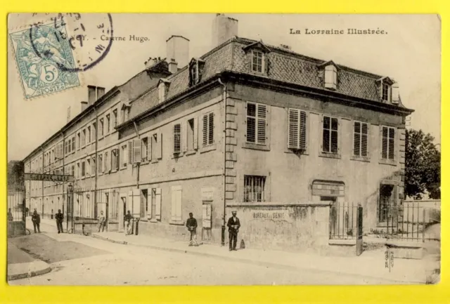 cpa FRANCE Lorraine 54 - NANCY BARRACKS MILLITAIRE HUGO Headquarters Bureau du Genie