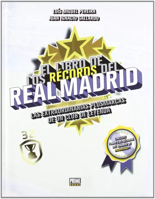 El libro de los records del Real Madrid Prime Books 2012 nuevo